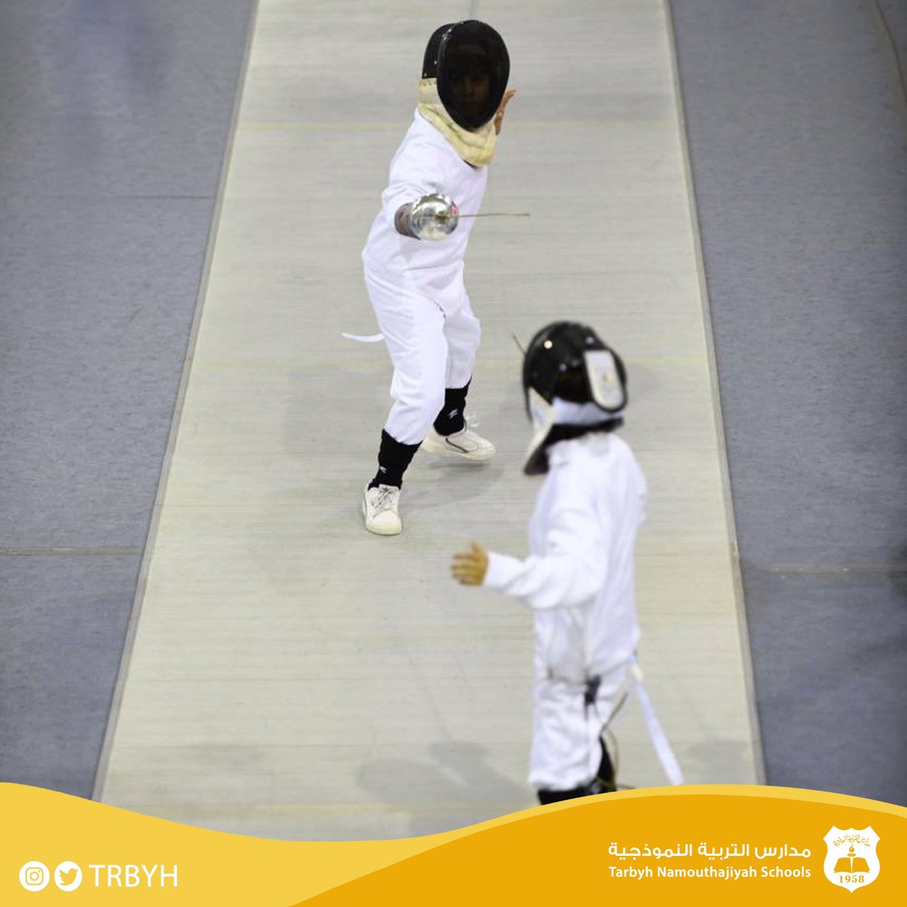 مشاركة اشبالنا في بطولة المملكة للمبارزة