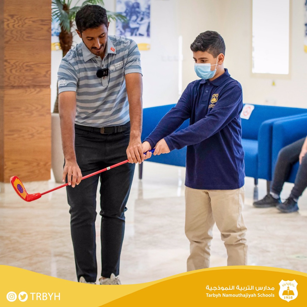 جلسة تعريفية بلعبة الجولف 