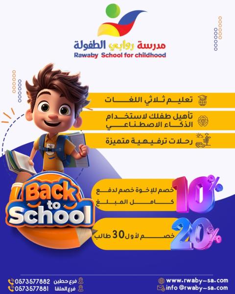 مدارس روابي الطفولة الأهلية-الملقا